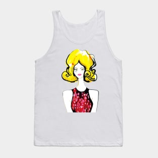 Blond girl Tank Top